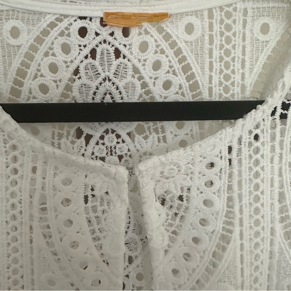 Ruby Rd. White Lace Cardigan Cover Up Top Women's Sz. Medium - Picture 3 of 5